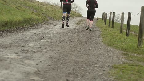 Jogger-Im-Winter-Auf-Dem-Land