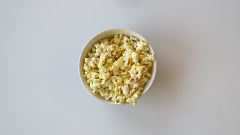 a bowl of popcorn