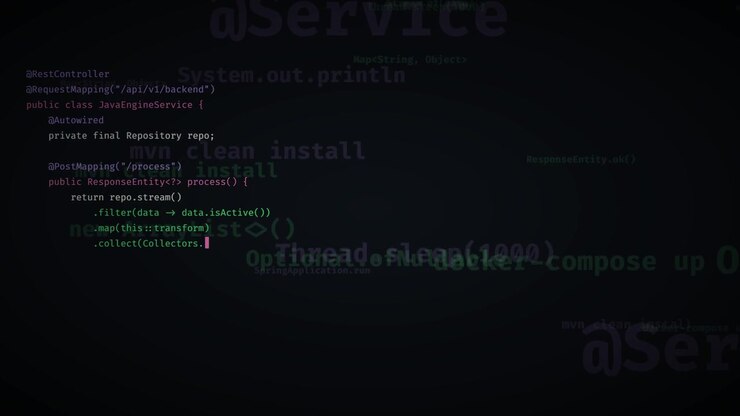Java Spring Boot Code Writing in IDE