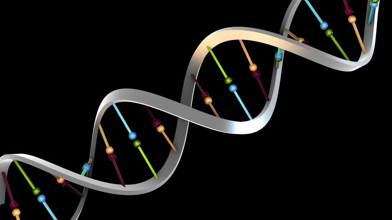 color de metal diagonal del adn