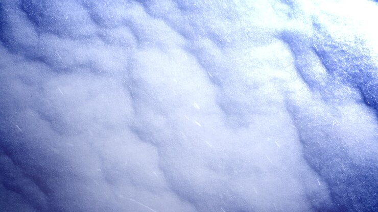 gros plan neige et mouvement flocons de neige hiver fond cinématographique 2