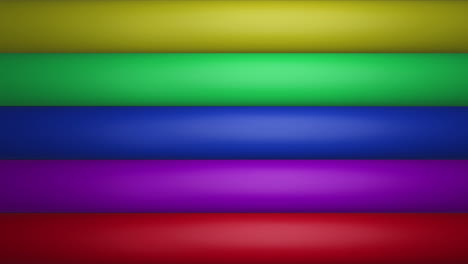 animación de rayas y colores del arco iris que se mueven en un bucle sin costuras