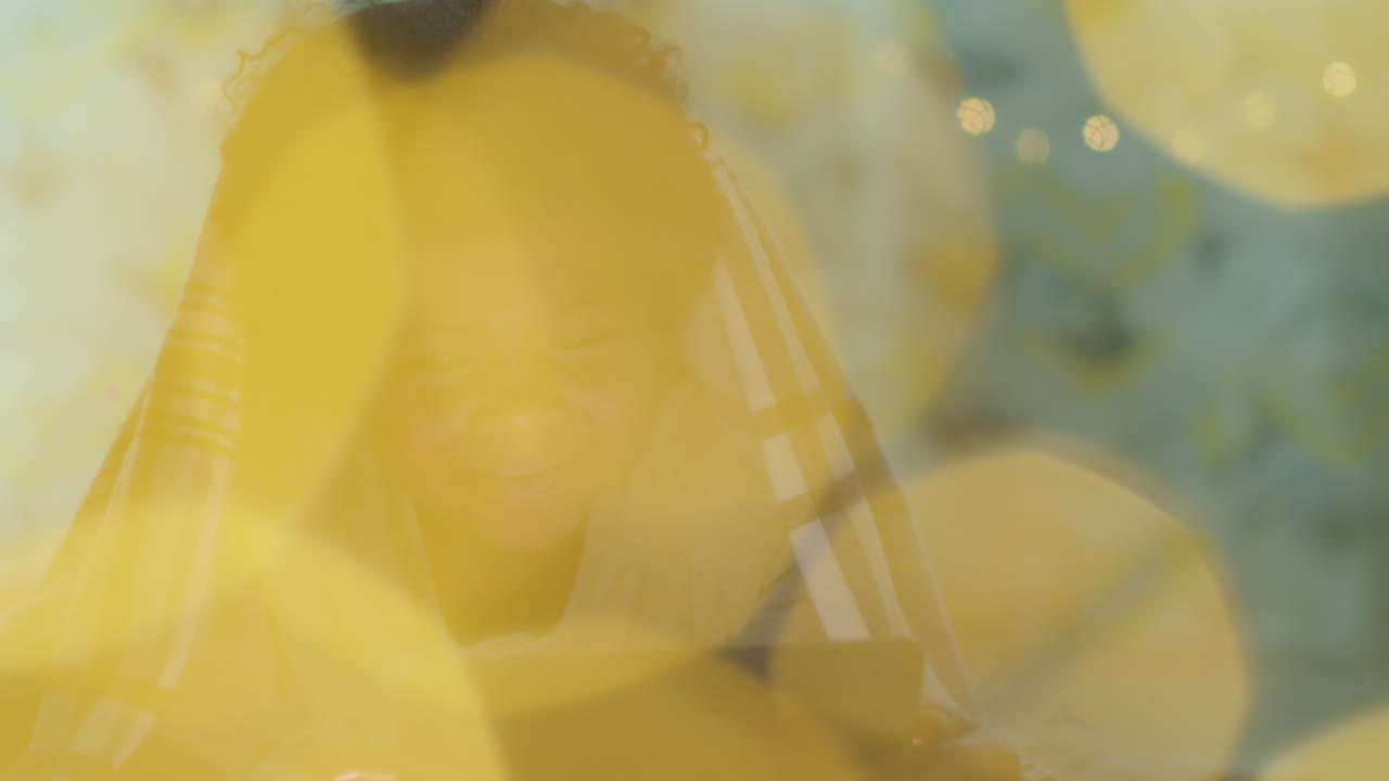 Happy Boy Watching Cartoon on Tablet in Evening