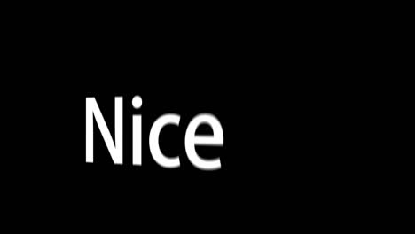 nice text animation message motion graphics