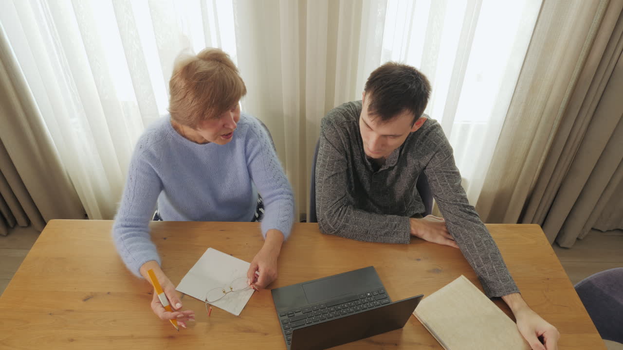 가정에서 성인 학습 세션