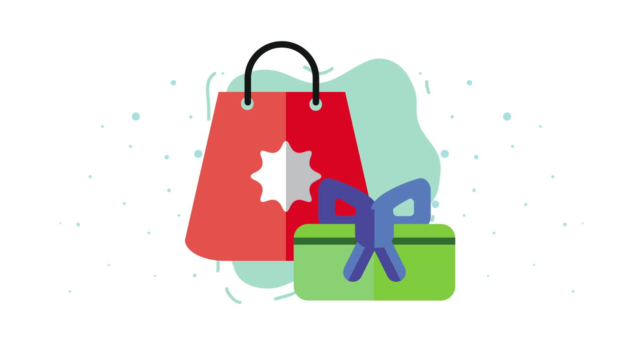 bolsa de compras y regalo