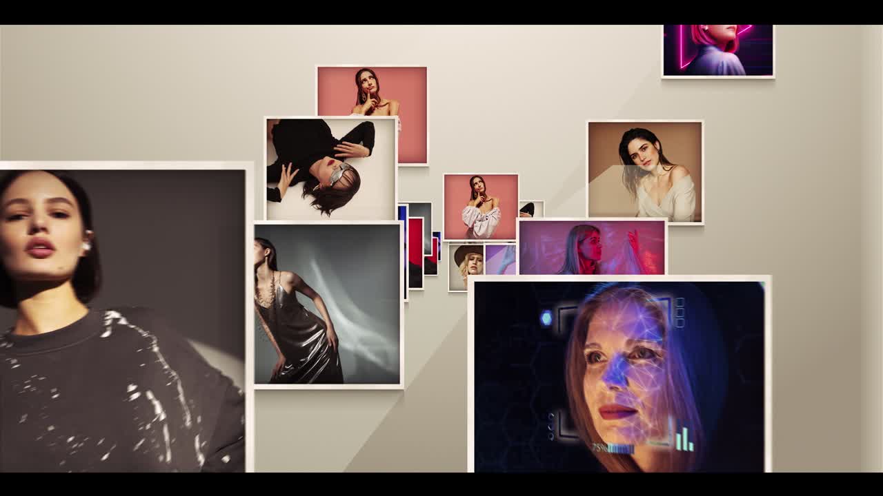 Photography presentation template for professional intro videos and sleek brand marketing media