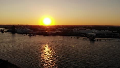 An-evening-drone-flight-between-Staten-Island-NY-and-New-Jersey