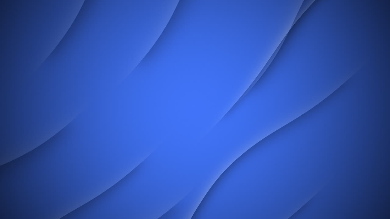 Looped Slow Smooth Blue Geometric Lines, gradients and shadows abstract background