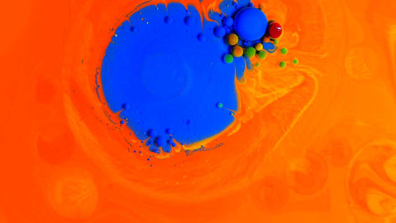 colores en movimiento, efecto líquido, burbujas de jabón