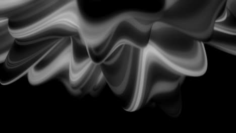 las ondas de neón abstractas.