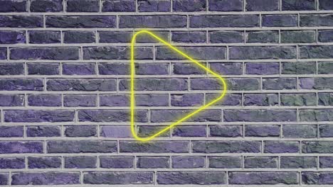 thumbs down neon sign on brick wall 4k