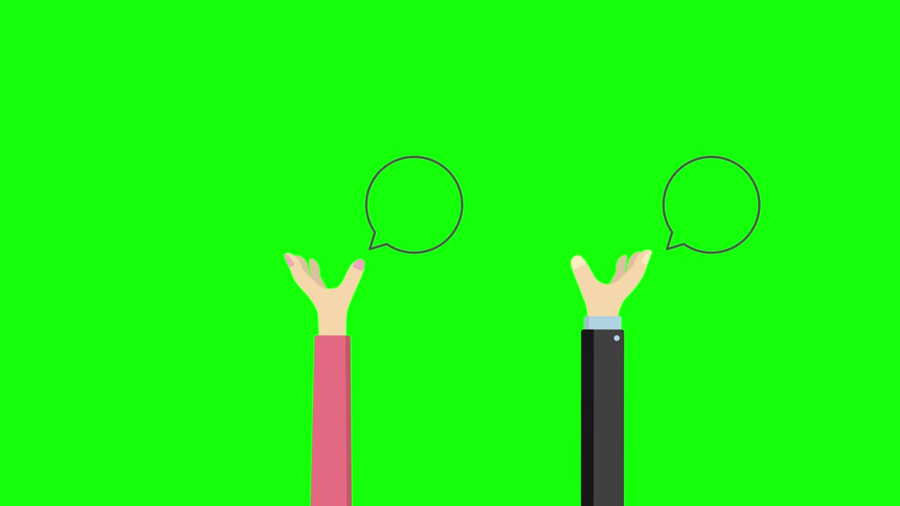 많은 돈이 떨어지고 돈을 잡으려고 노력하는 사람들의 손의 애니메이션 - 결국, 그들은 돈을 얻을 수 없었습니다 - 크로마 키 사용을위한 녹색 배경.