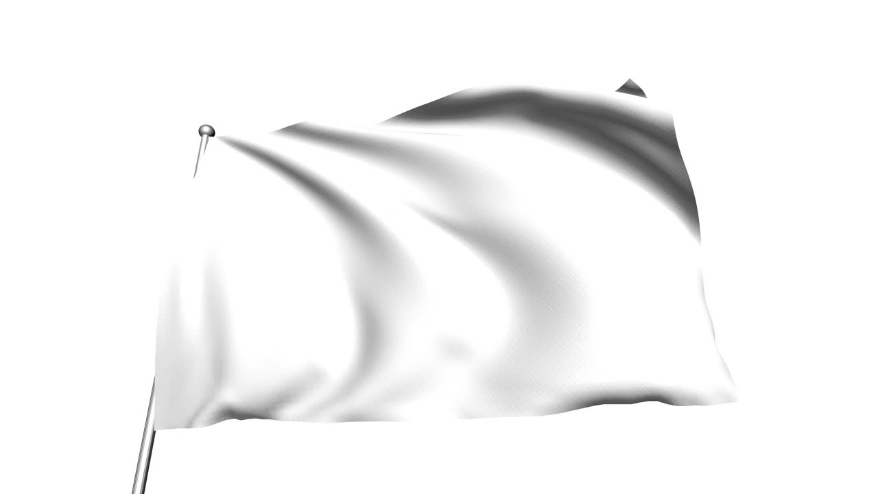 bandera blanca (en bucle, canal alfa)