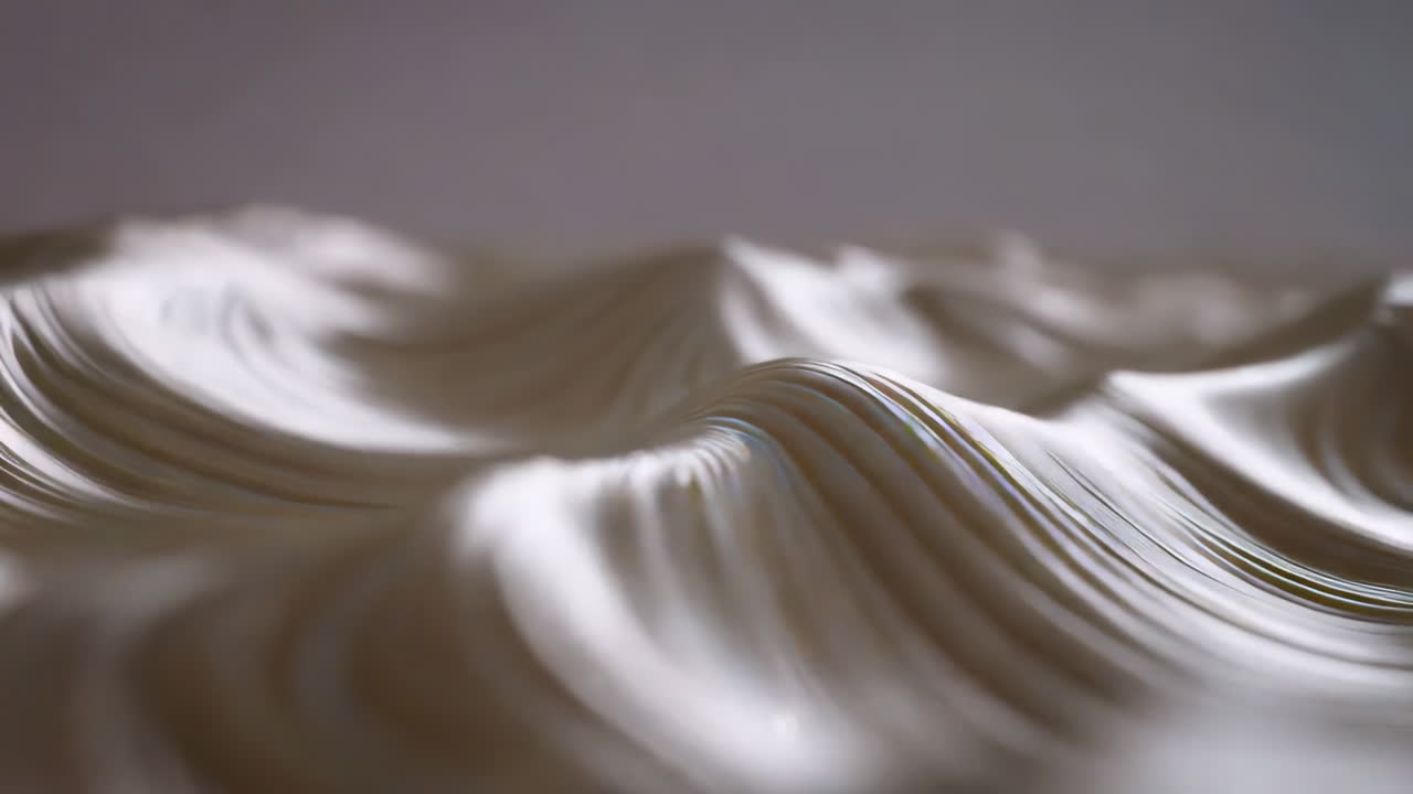 Abstract White Waves