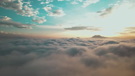 aerial-view-of-foggy-over-the-mountain-in-Nepal