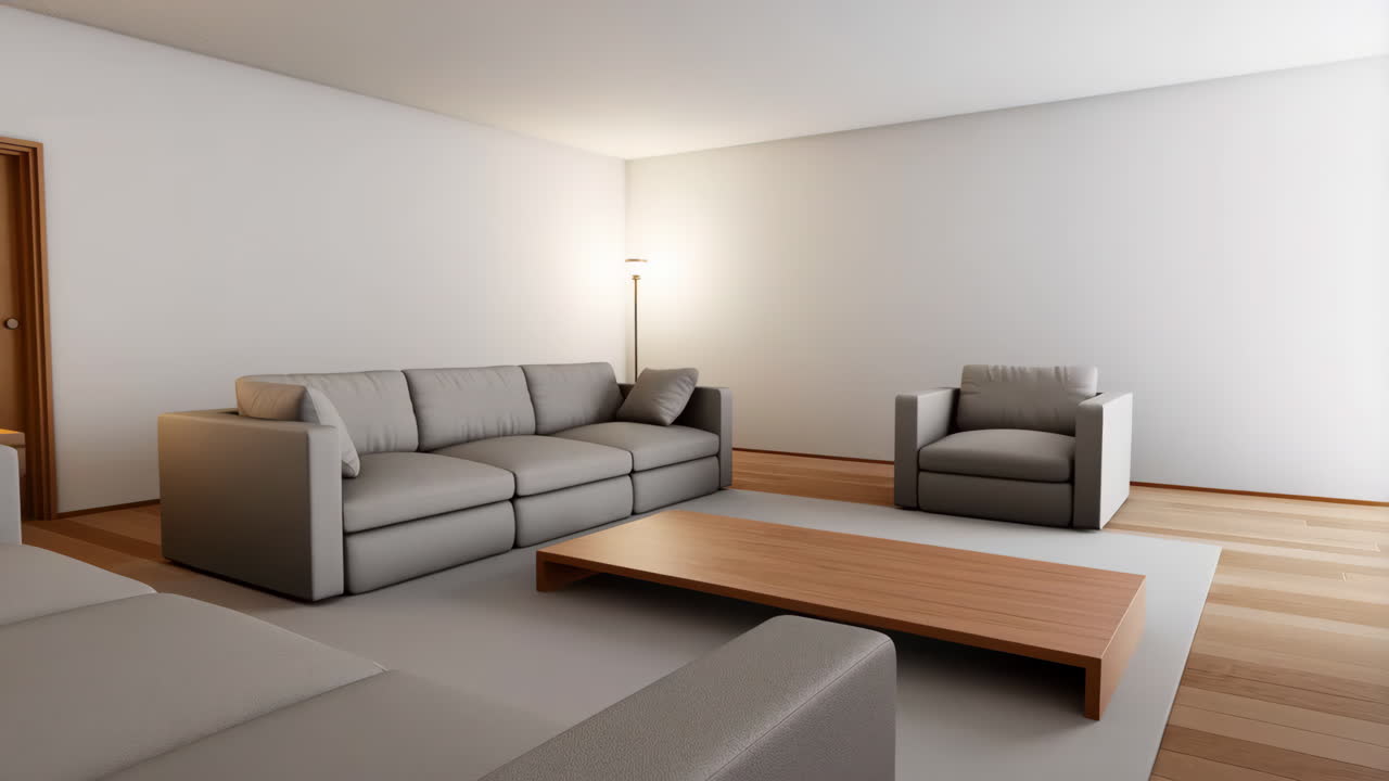 모더니즘 미니멀 리빙  인테리어