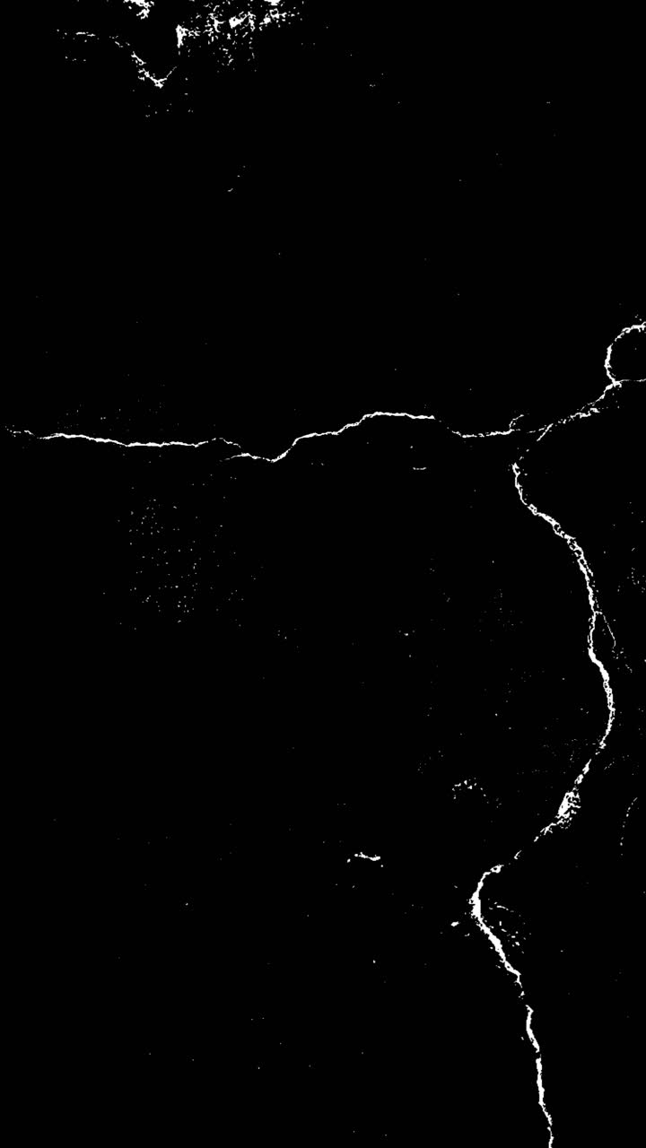 Abstract White Grunge Lines Moving on Black Background