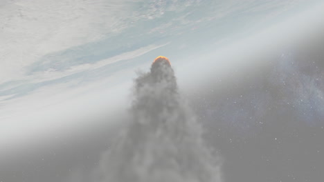 rocket launch into space