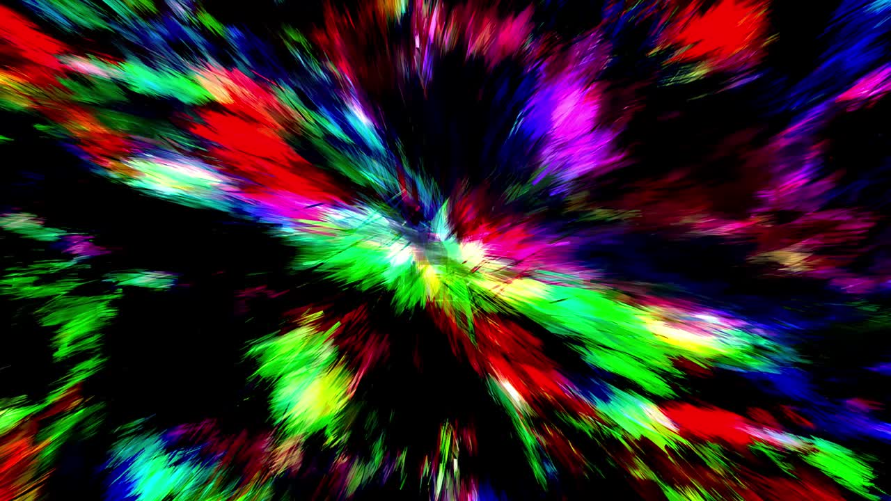 animación abstractamente colorida fondo líquido multicolor hermosa película de pintura digital, película de fondo abstracta