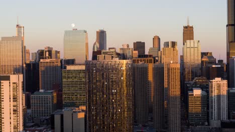 west loop at golden hour - chicago