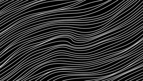 patrón de onda abstracto en blanco y negro