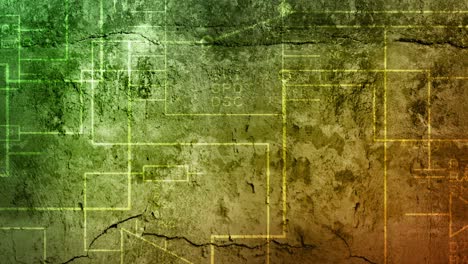 textura de color multicapa animada sin prisa para un fondo basado en hormigón y piedra