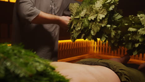 herbal sauna treatment