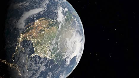 north america from space showing climate in usa in mexico, 3d render, vertical