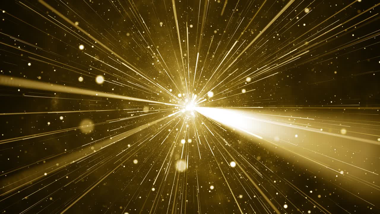 입자 금 반이는 보케상 먼지 추상적인 배경 루프