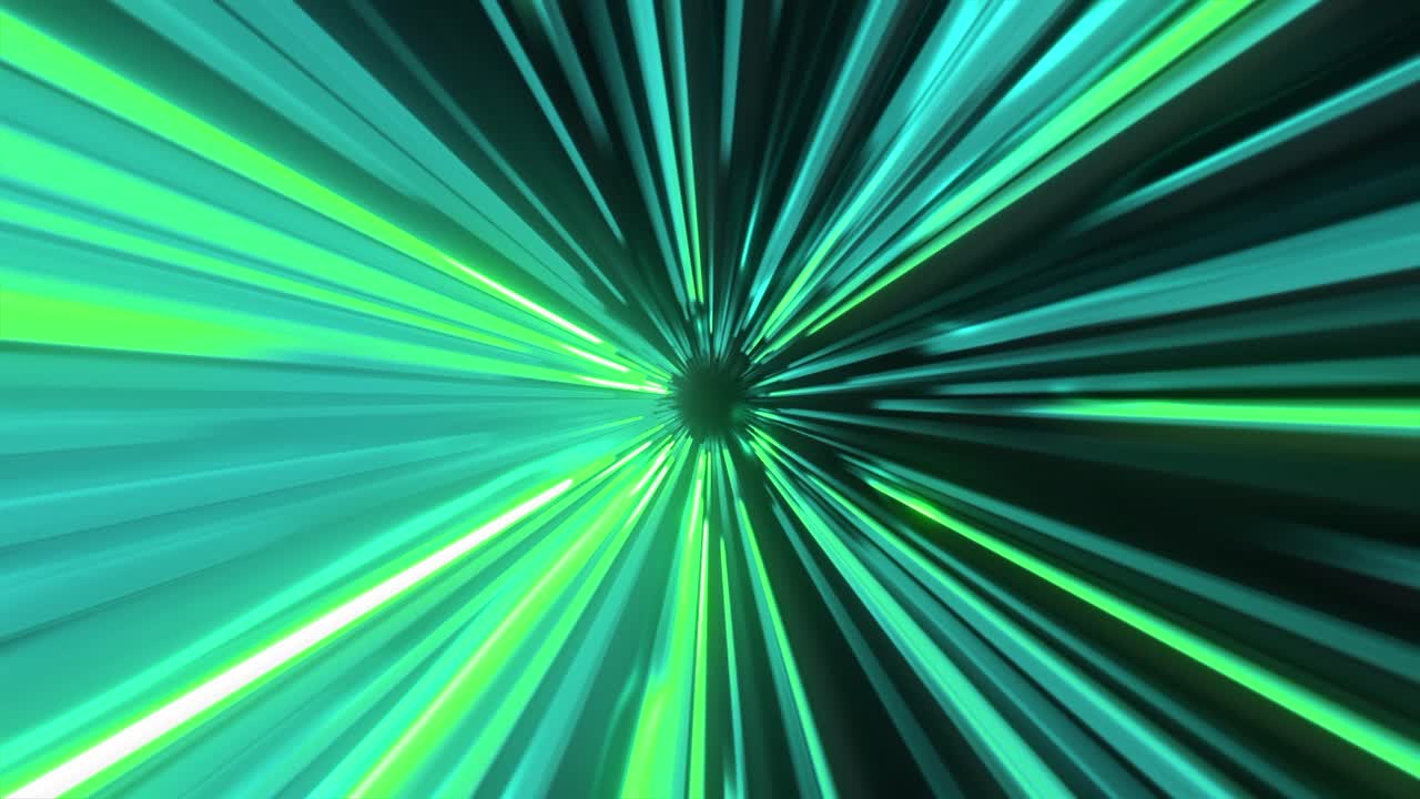 Abstract Green Lines Motion Background