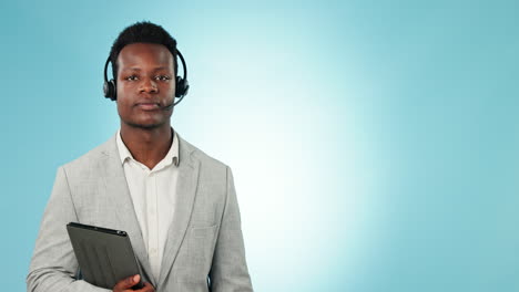 Black-man,-business-telemarketing