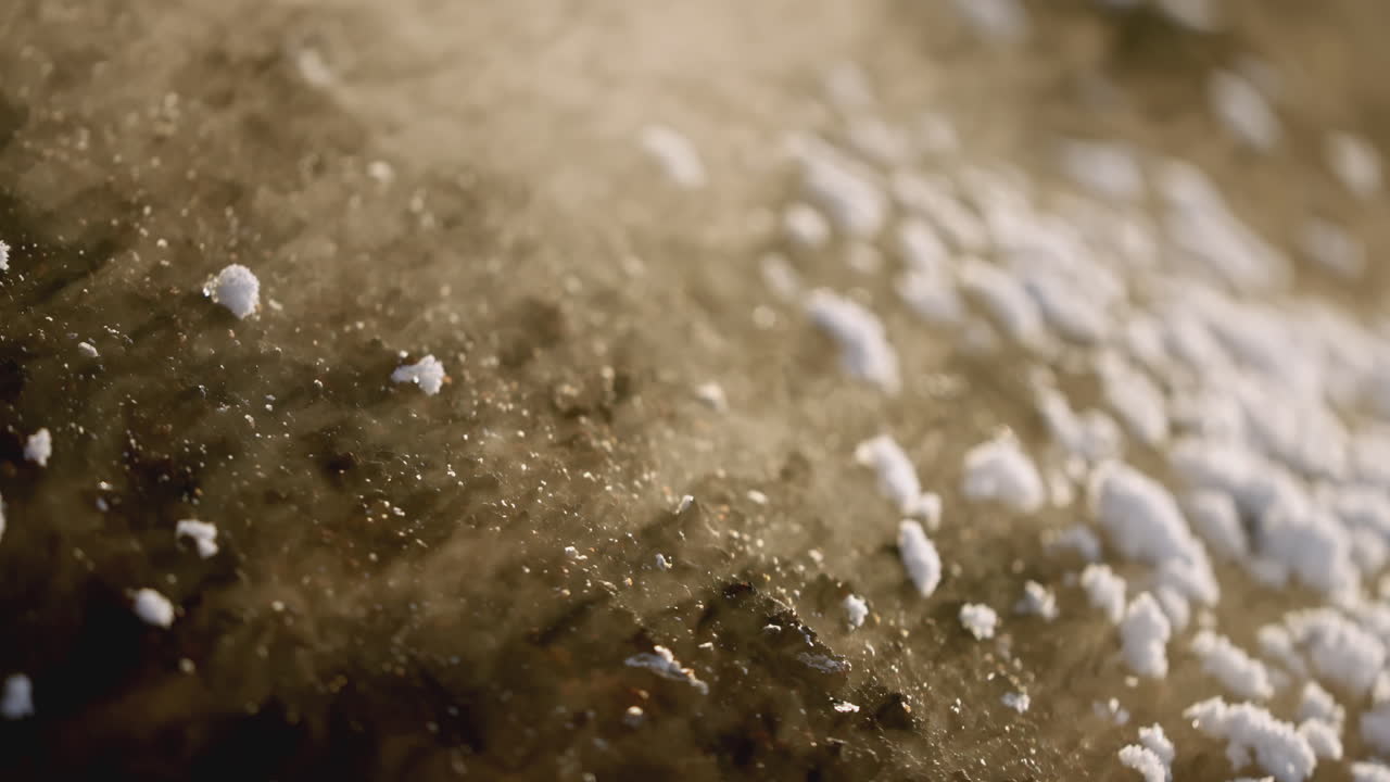 얼음으로 인 땅과 증기