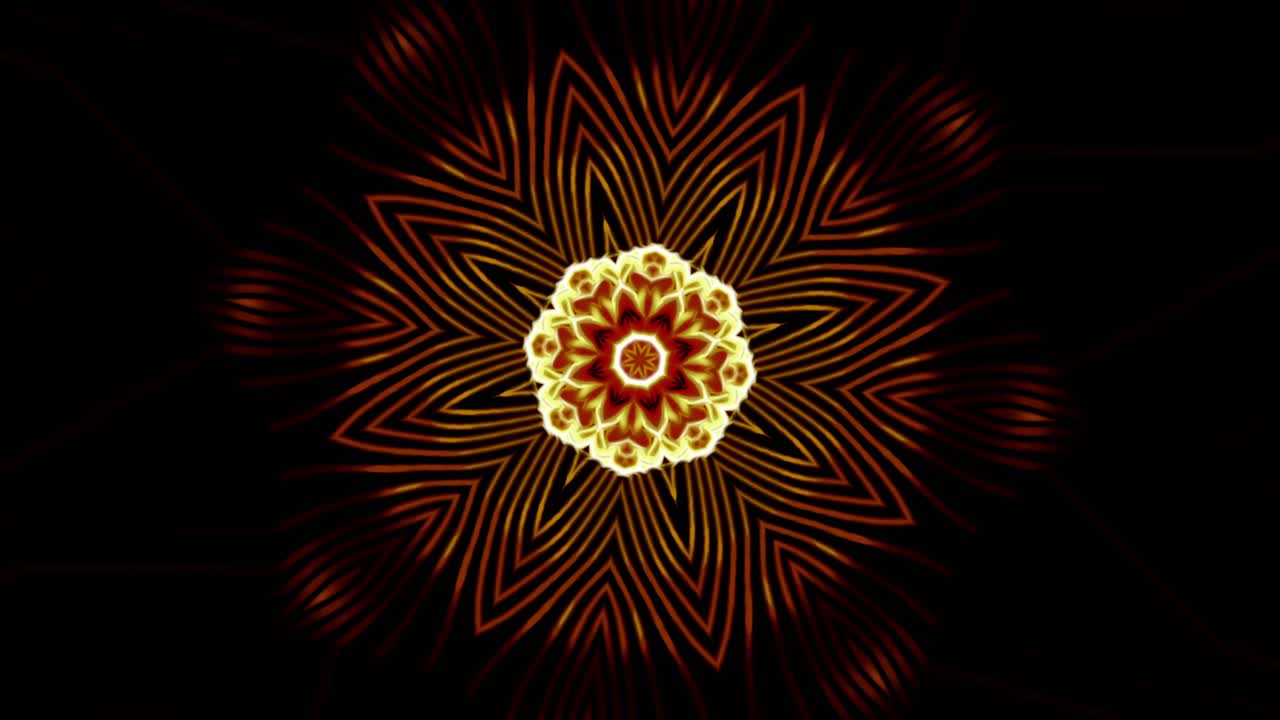 Mandala con diseño abstracto