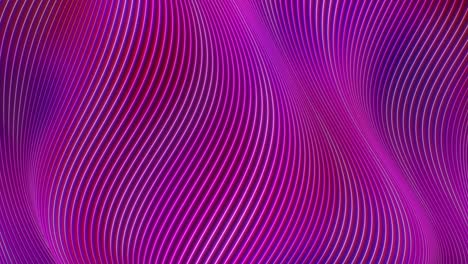 glowing neon line wave curve abstract shiny surface flows and bends - 4k seamless vj loop motion background animation