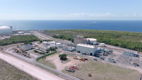 aes andres, puerto privado para la distribución y almacenamiento de gas natural licuado de petróleo, península de caucedo en la república dominicana