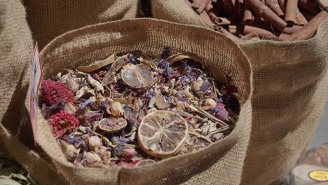 loose leaf herbal tea in bags