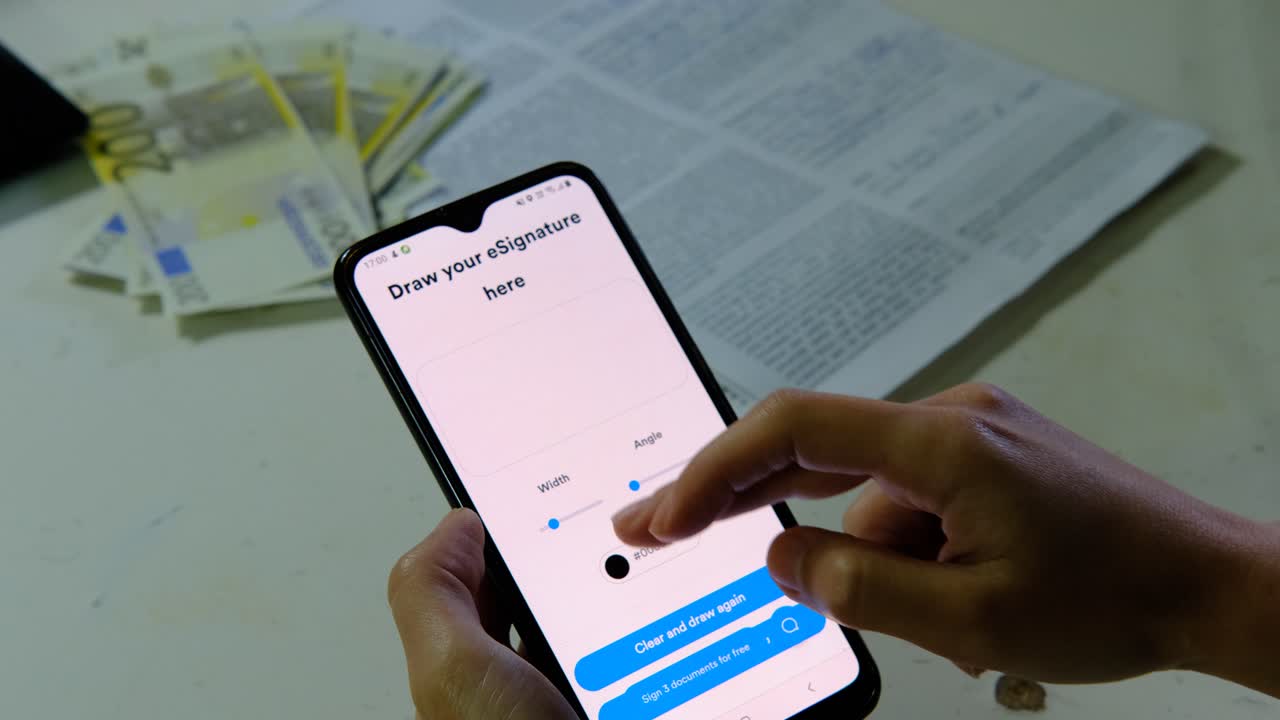 dibujar una firma digital