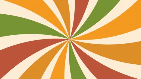 Abstract-animated-background-of-spinning-vintage-colored-stripes-rotating-in-seamless-loop