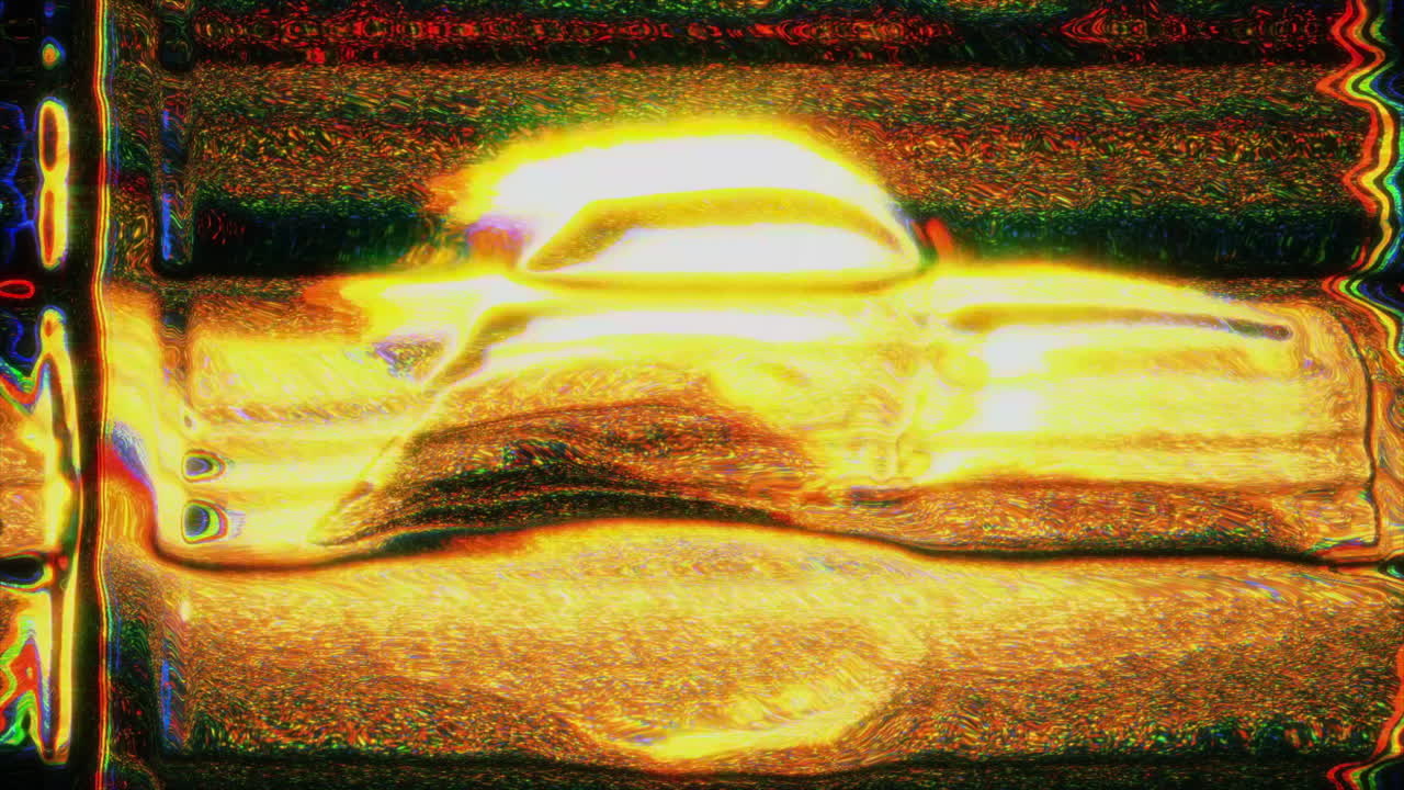 Abstract Glitchy Art