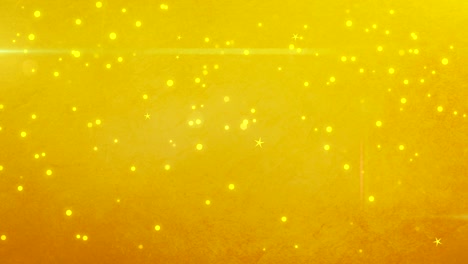 abstract golden bokeh particles moving and flicker  motion background