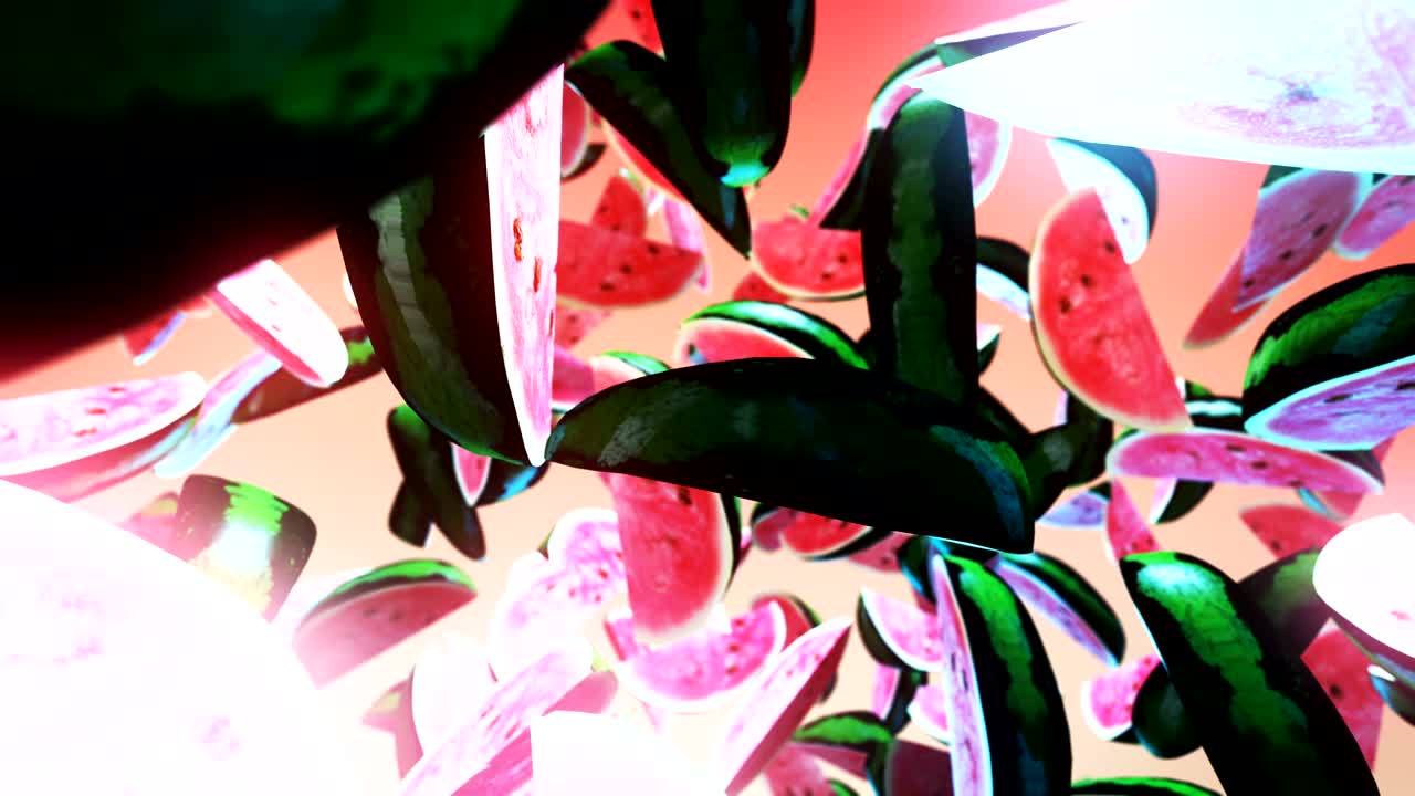 추상적인 cgi 모션 그래픽과 파란색 배경