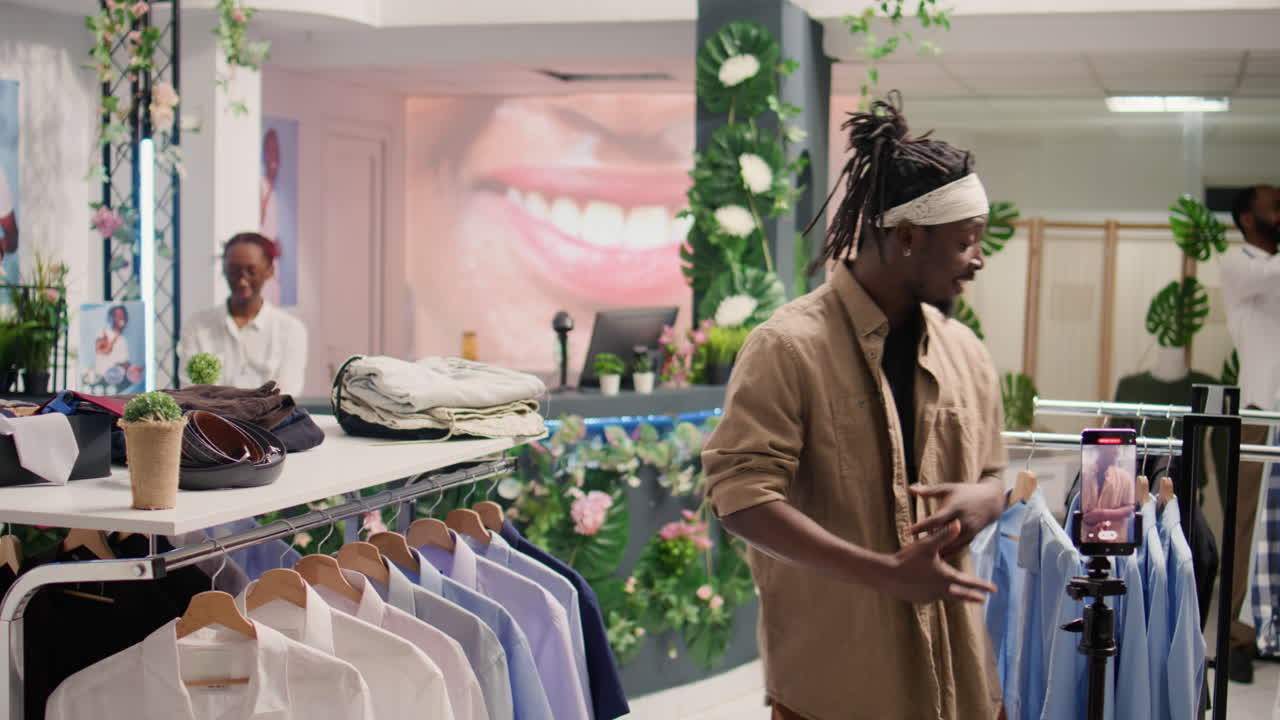 hombre películas contenido en línea tienda de segunda mano