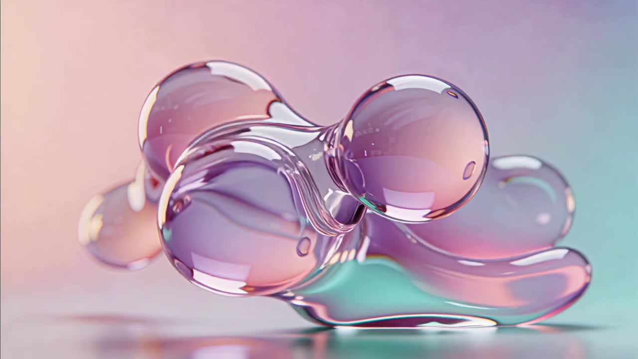 3D Abstract Seamless Animation Background