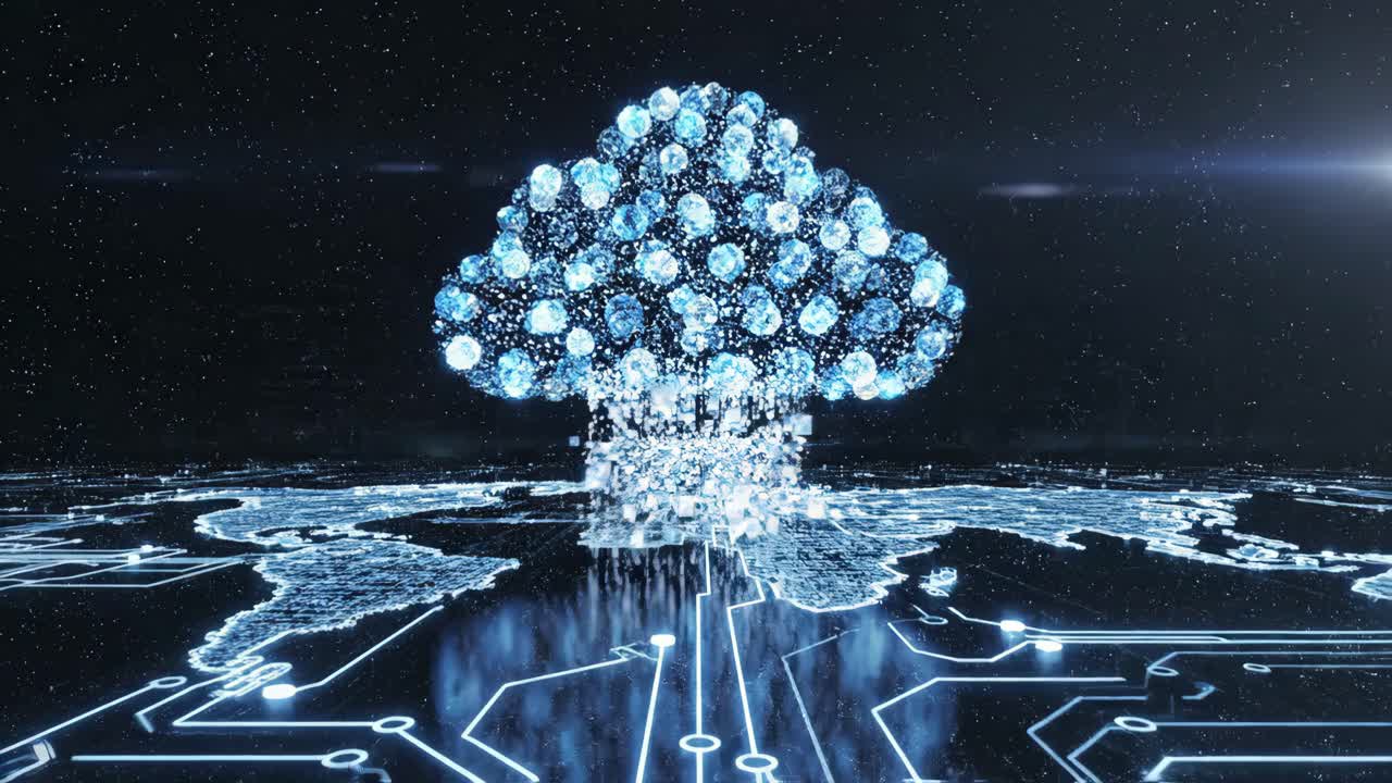 Cloud Computing, Digital Technology, and Global Network Visualization