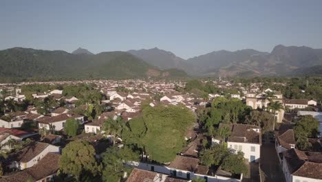 Lift-up-and-reveal-of-historic-town-of-Paraty-in-Brazil