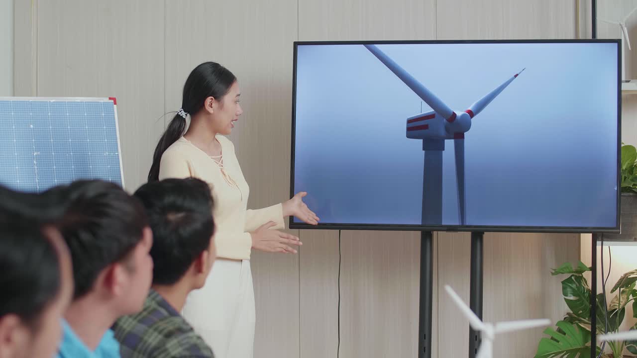 재생 가능한 에너지에 대한 프레젠테이션