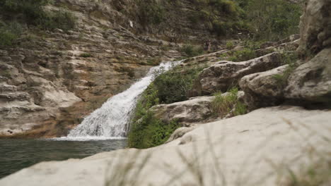 waterfall in cavagrande del cassibile in sicily