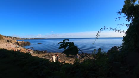 Timelapse-of-a-summer-day-in-Mollë,-Sweden