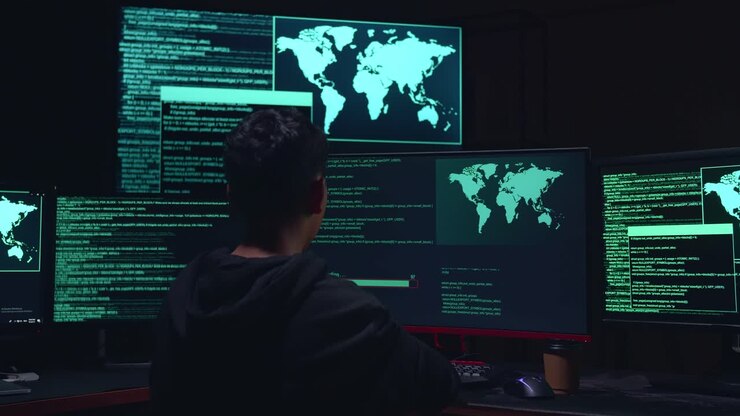 Child Hacker Using Multiple Computer Hacking And Success Downloading Data